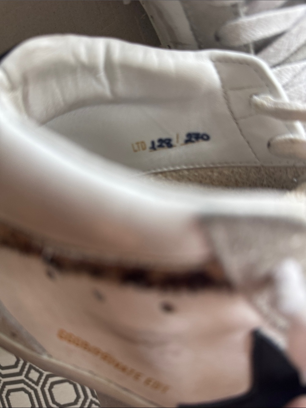 Golden Goose Midstar navy and leopard private edition - Picture 4 of 10